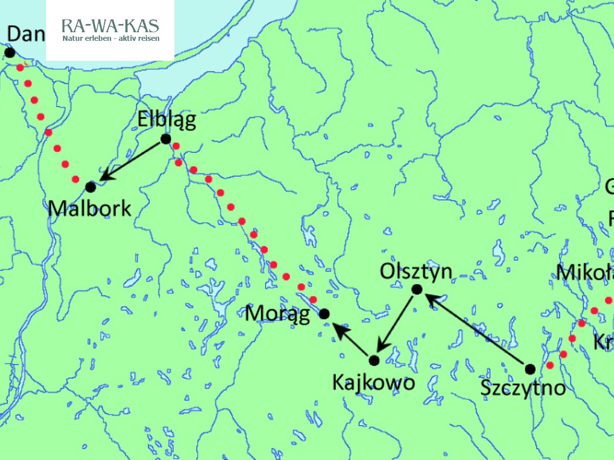 Polen Mit dem Rad von Masuren nach Danzig RAWAKAS